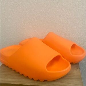 Yeezy Orange Sandals Minimalist Comfort